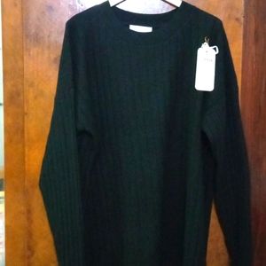 Black Long sleeve sweater Purchased in Italy NEW